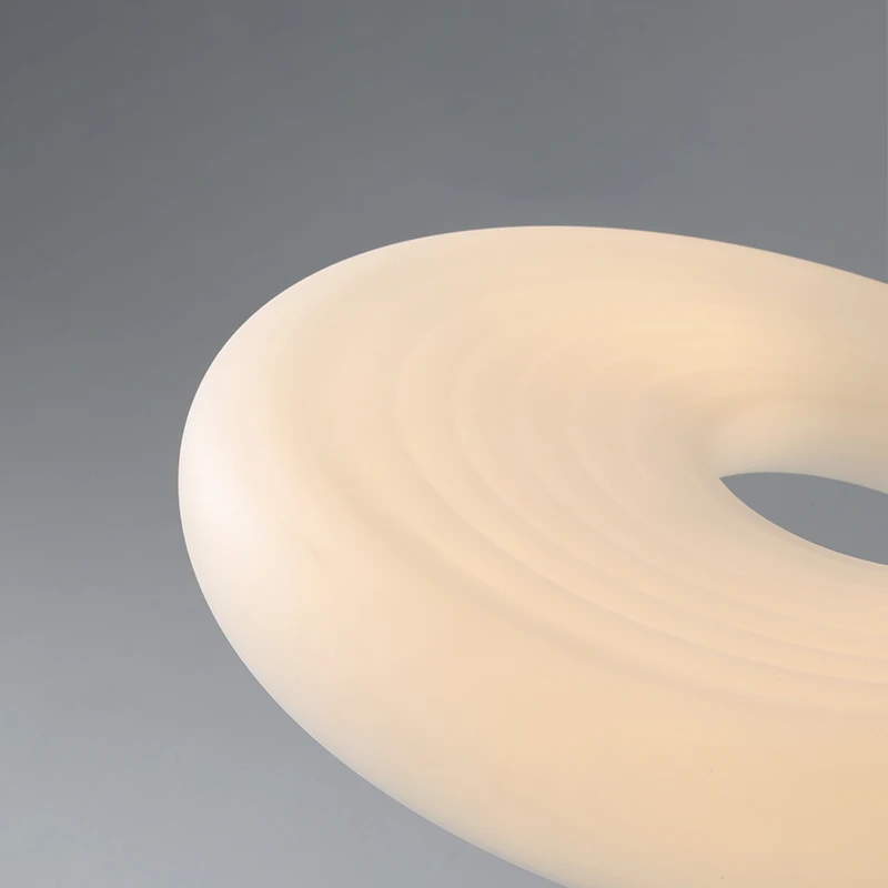 

Smart Minimalist Opalescent Ceiling Light Creative Donut Household Ceiling Light Bedroom Study Aisle Ceiling Light