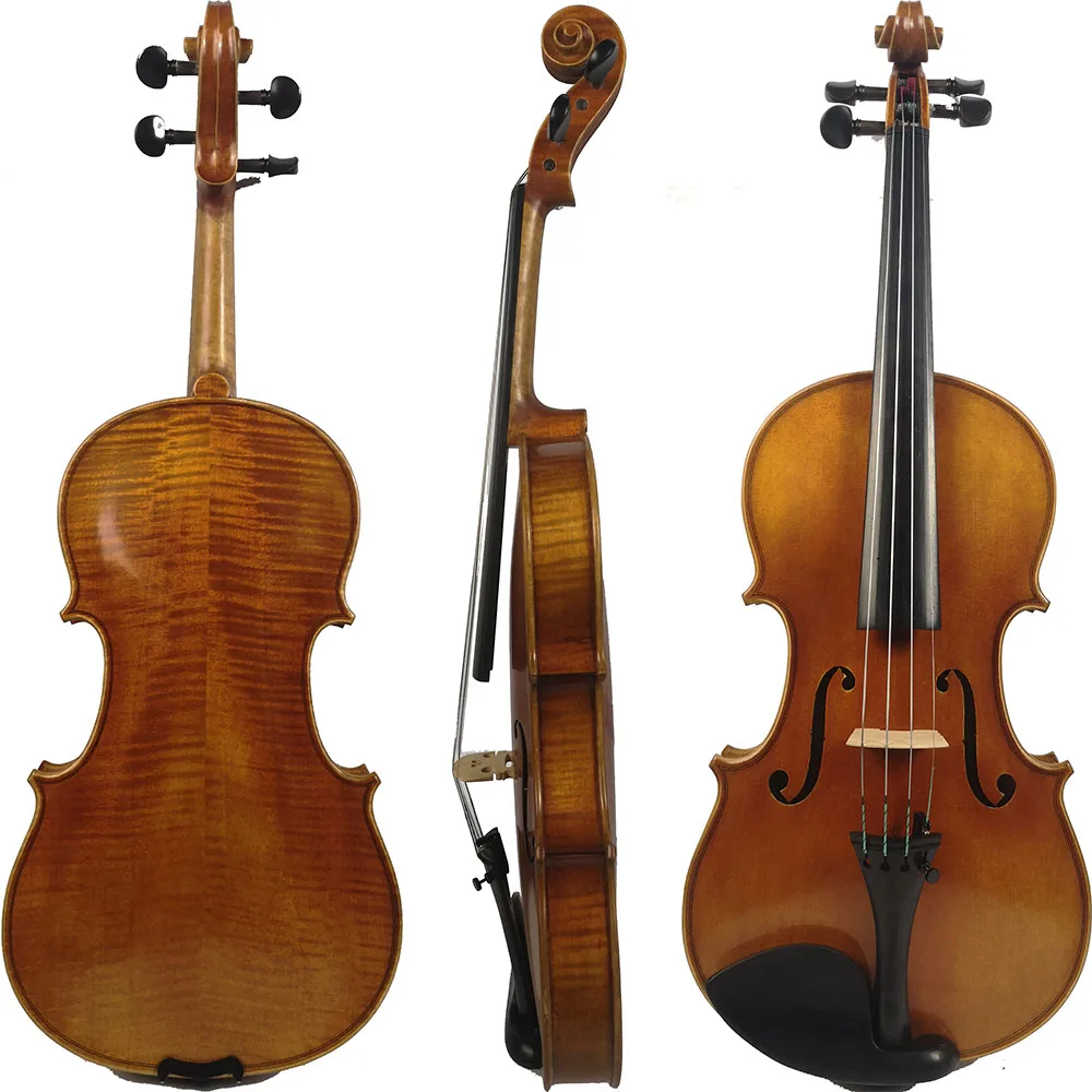 Violin 4/4 Copy Antonio Stradivari Cremonese 1715 Model With Canvas Case And Brazilwood Bow FPVN01