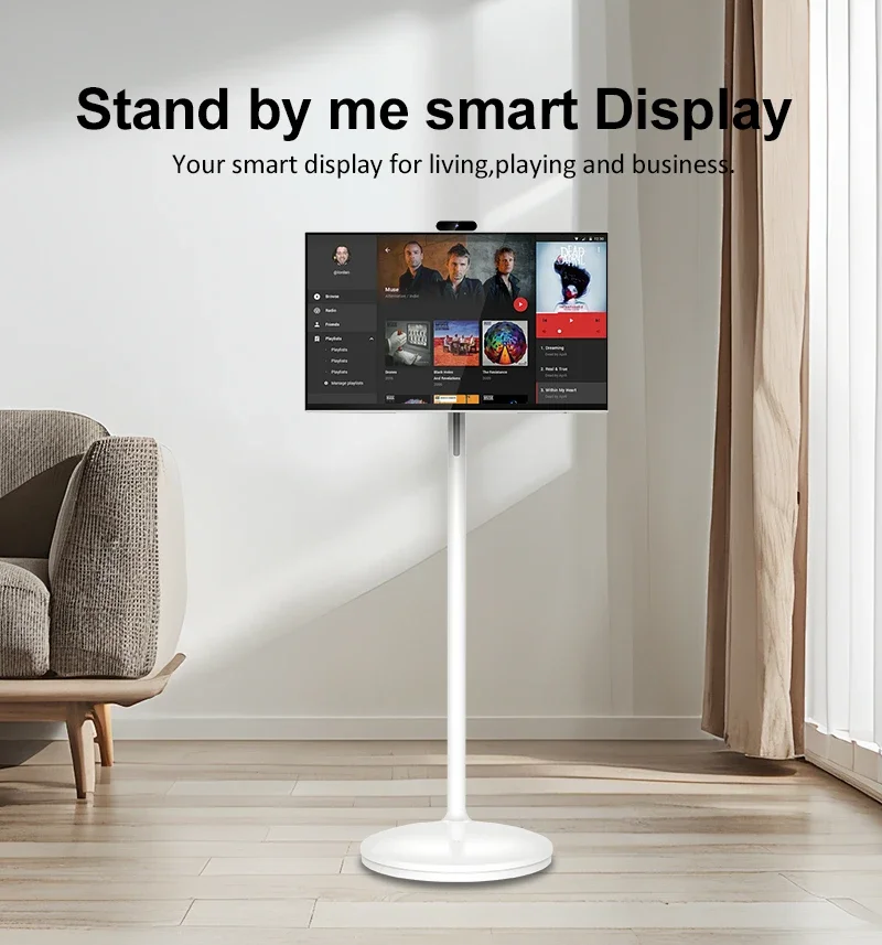 Manufacturer Portable Tablet Tv Rollable Smart Touch Screen 1080p Hd 21.5 Inch Lcd Led Tv Smart Television With Android Wifi