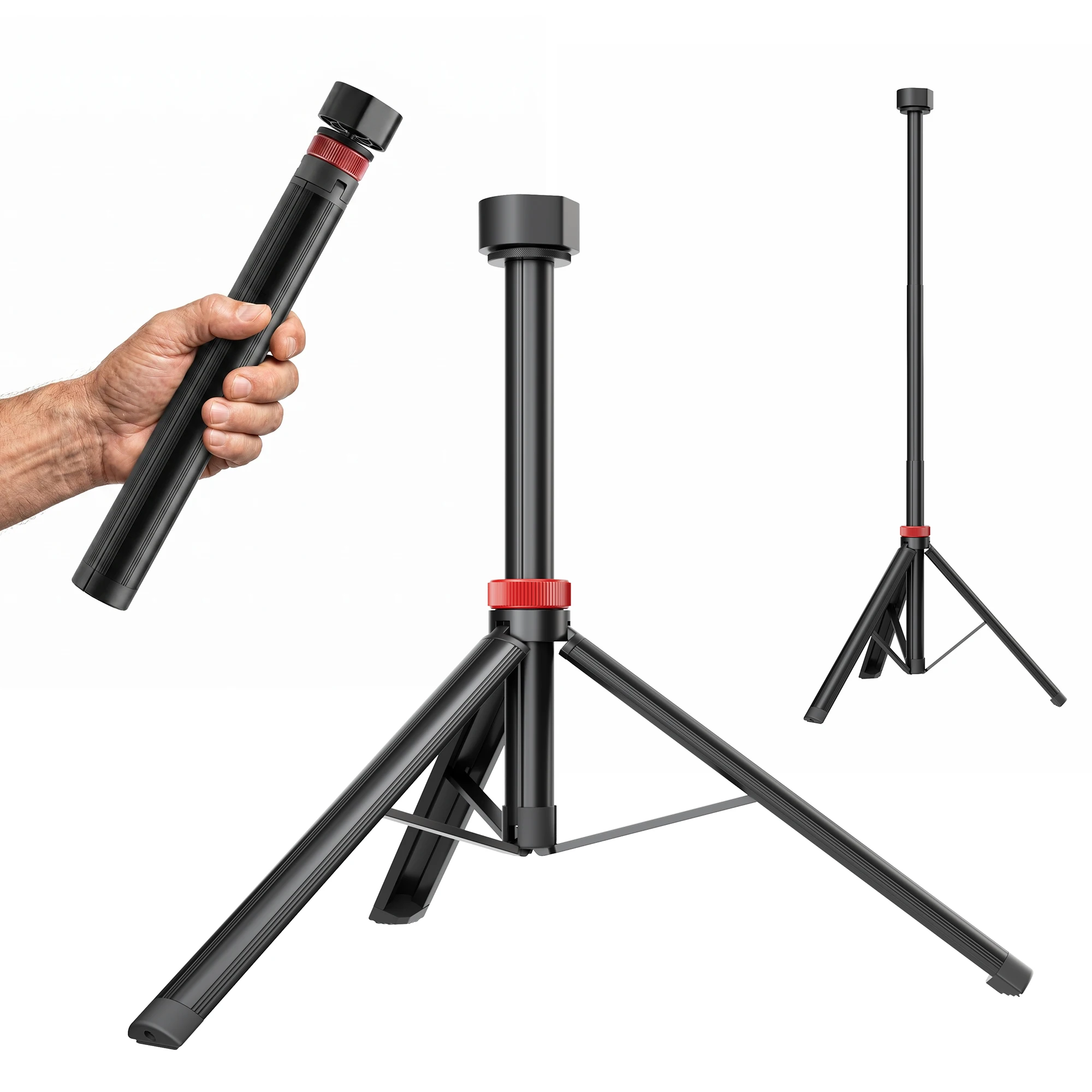 Portable Starlink Mini Tripod Stand with Adjustable Height and Adapter