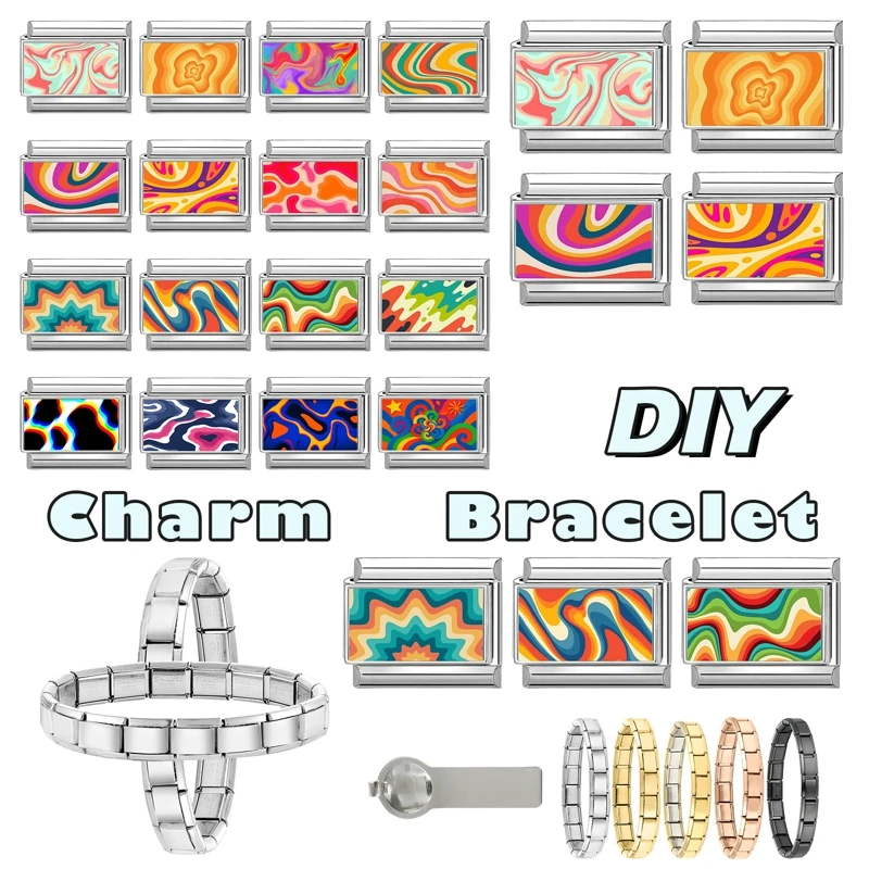 Y2K Jewelry Fit 9MM Stainless Steel Bracelet