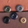 Army Green Corduroy Jacket Resin Buttons Khaki Dark Blue Jeans Suit Pant Black Buttons 15mm/18mm/20mm 1