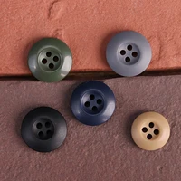 Army Green Corduroy Jacket Resin Buttons Khaki Dark Blue Jeans Suit Pant Black Buttons 15mm/18mm/20mm 1