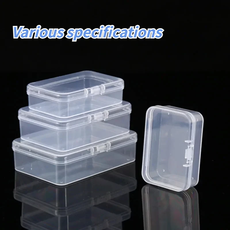 Mini Storage Boxes 10 Pieces Mini Plastic Rectangular Storage Box For Household