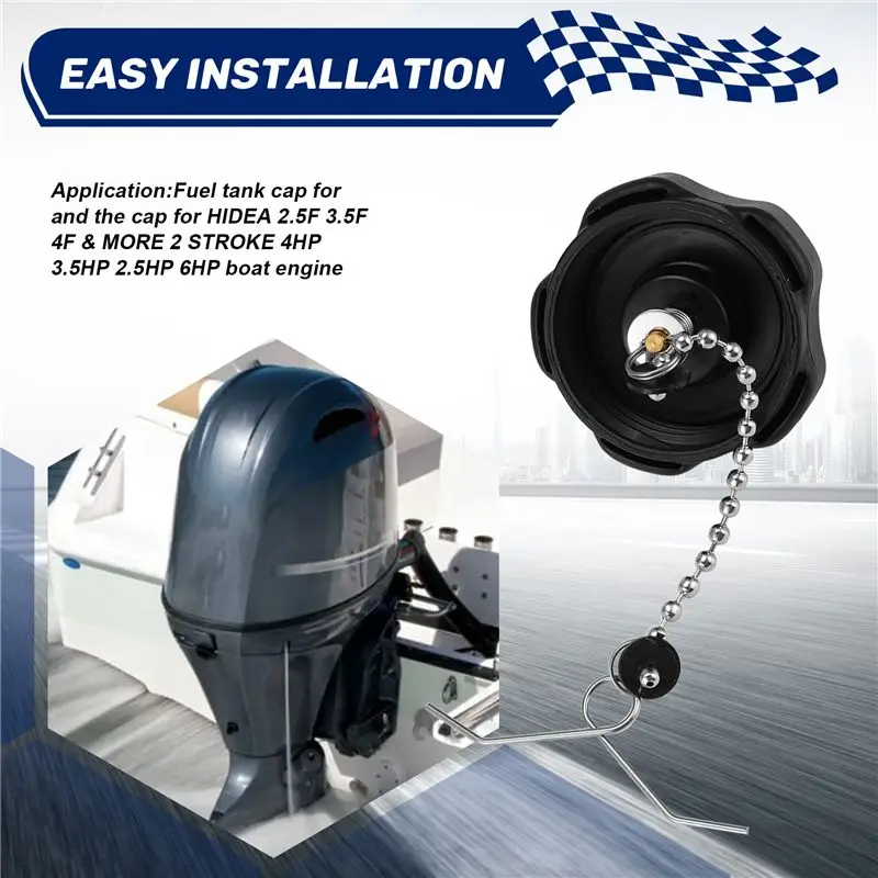 MML-연료 탱크 캡 및 Hidea 2.5F 3.5F 4F 2 스트로크 4HP 3.5HP 6HP용 캡