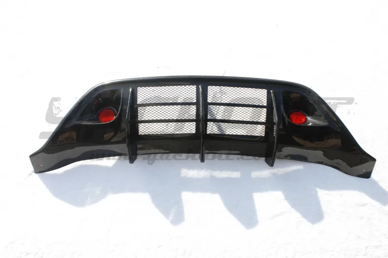 Trade Assurance Carbon Fiber Rear Lip Fit For 2008-2010 R35 GTR CBA WA Style Rear Diffuser Addon with Brake Lightcustom