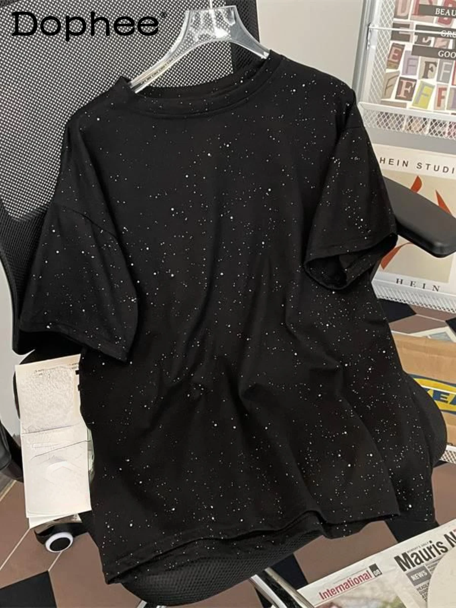 

Модная коллекция весна-лето 2024, модная дизайнерская футболка для мужчин и женщин, модная Высококачественная футболка с коротким рукавом и круглым вырезом