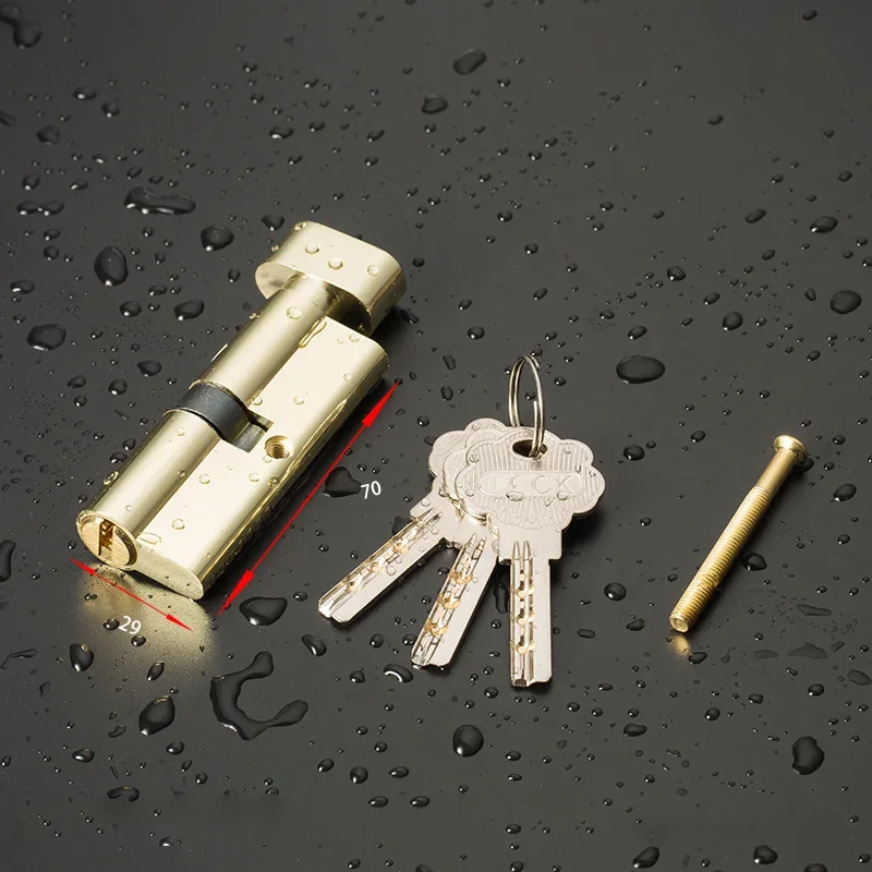 Cylindre de sécurité de porte ABUS E5 35-35 mm livré avec 3 clés