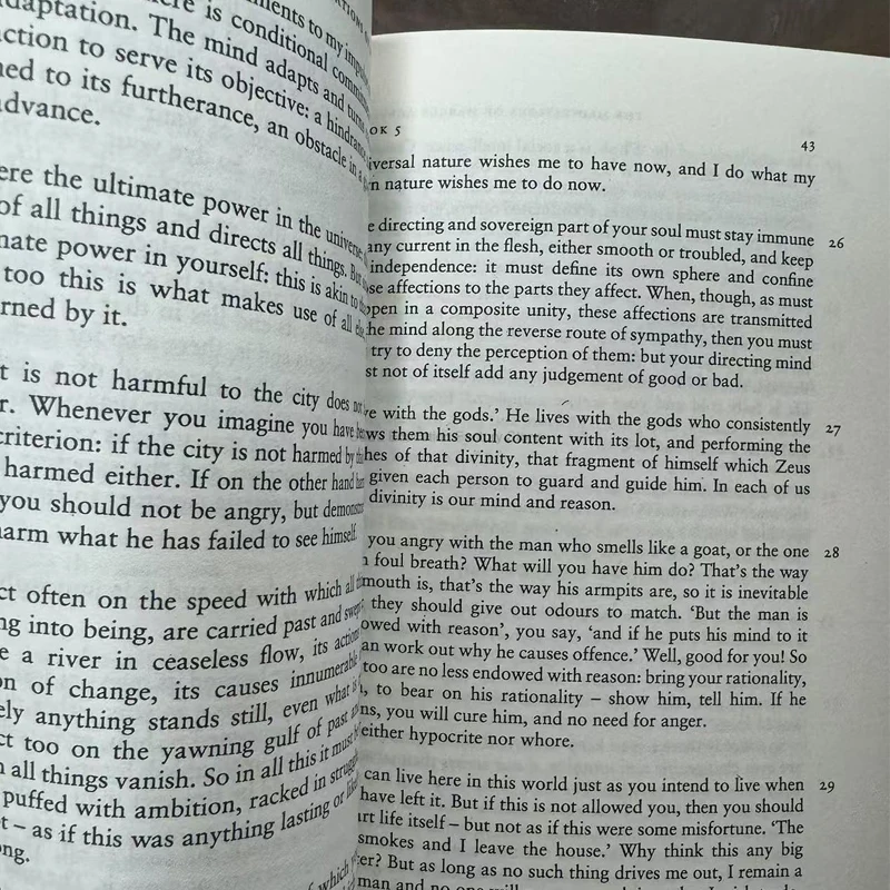 English Paperback Edition of Meditations by Marcus Aurelius