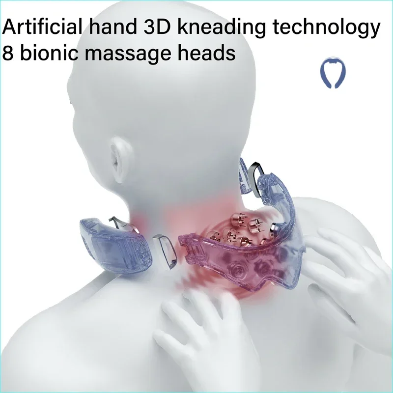 Hot Cold Compress Cervical Spine Multifunctional Massager Health Neck Protector Effective Pain Relief Smart_voghion.com
