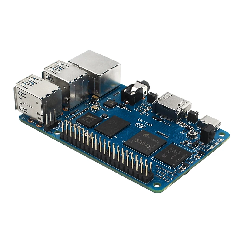 ٳ  BPI M5  ̱  ǻ, Amlogic S905X3 Ĩ , 4GB RAM, 16GB eMMC, 4 USB 3.0 Ʈ