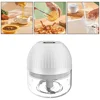 Electric Meat Grinder Home Garlic Pounder Catering Multifunctional Meat Grinder Small Chopper Food Safe Material 9.1*9.1*9cm 3