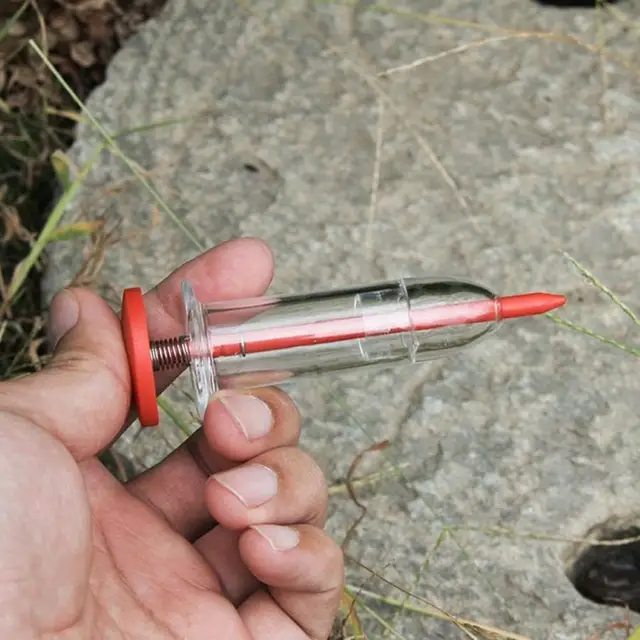 Erős Kézi Vetőgép Átlátszó Test Kerti Vetőmag Munkaerő -Megtakarító Zöldségfarm Tenyésztés - Image 4