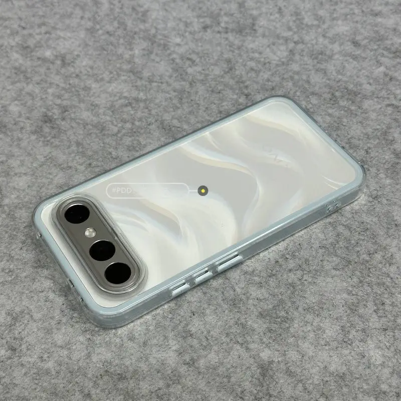 Stylish Transparent Anti-slip TPU Phone Case - Shockproof  Cover