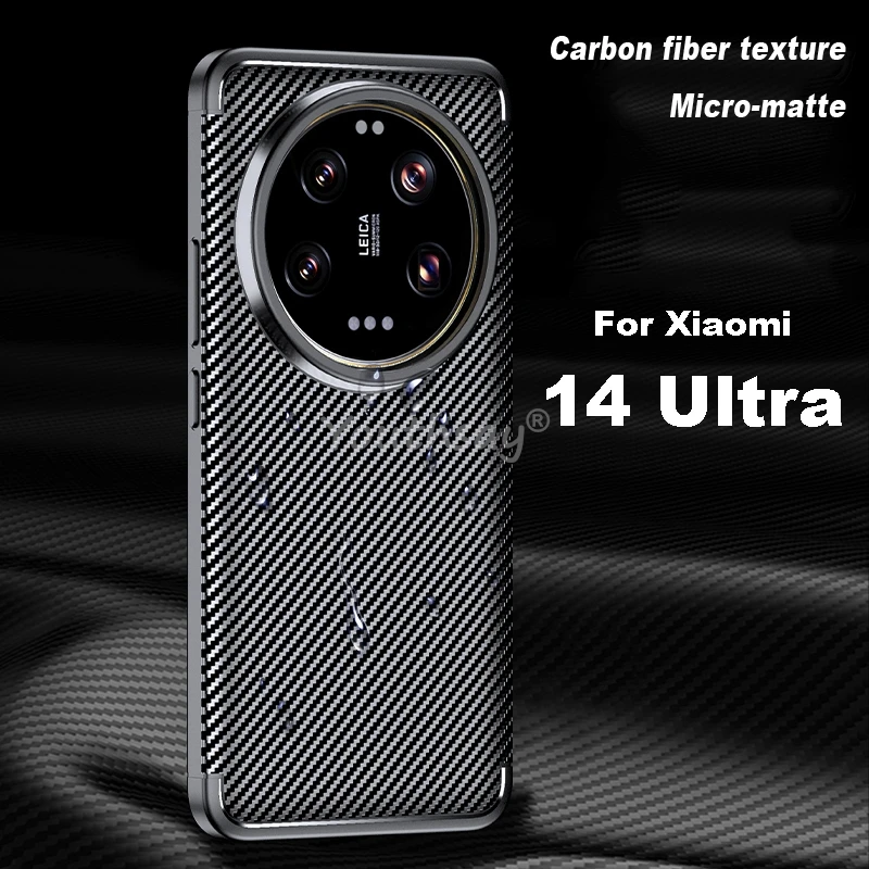 Per Xiaomi 14 Ultra Case Xiaomi 14 Ultra Cover Rubber Silicone Luxuy Tpu Antiurto Protect Phone Capa Per Xiaomi 14 Ultra Case