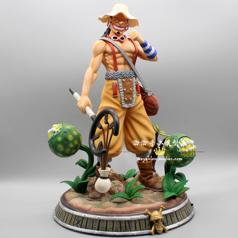 

One Piece Anime Gk Dream Usopp God Liar Cloth Glowing Resonance Statue Pvc Action Figure Decoration Model Doll Toys Gifts 37cm