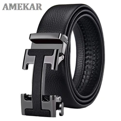 Male Belt New Designer Men's Belts Luxury Man Fashion Belt Luxury Brand for Men High Quality Automatic Buckle