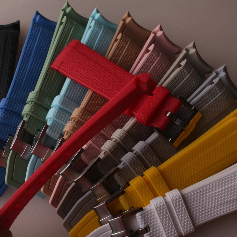 Cinturino Per Orologi In Gomma Siliconica Per Omega X Swatch Moonswatch Cinturino In Tpu Con Estremità Curva Bracciale Uomo Donna Cinturino Sportivo S