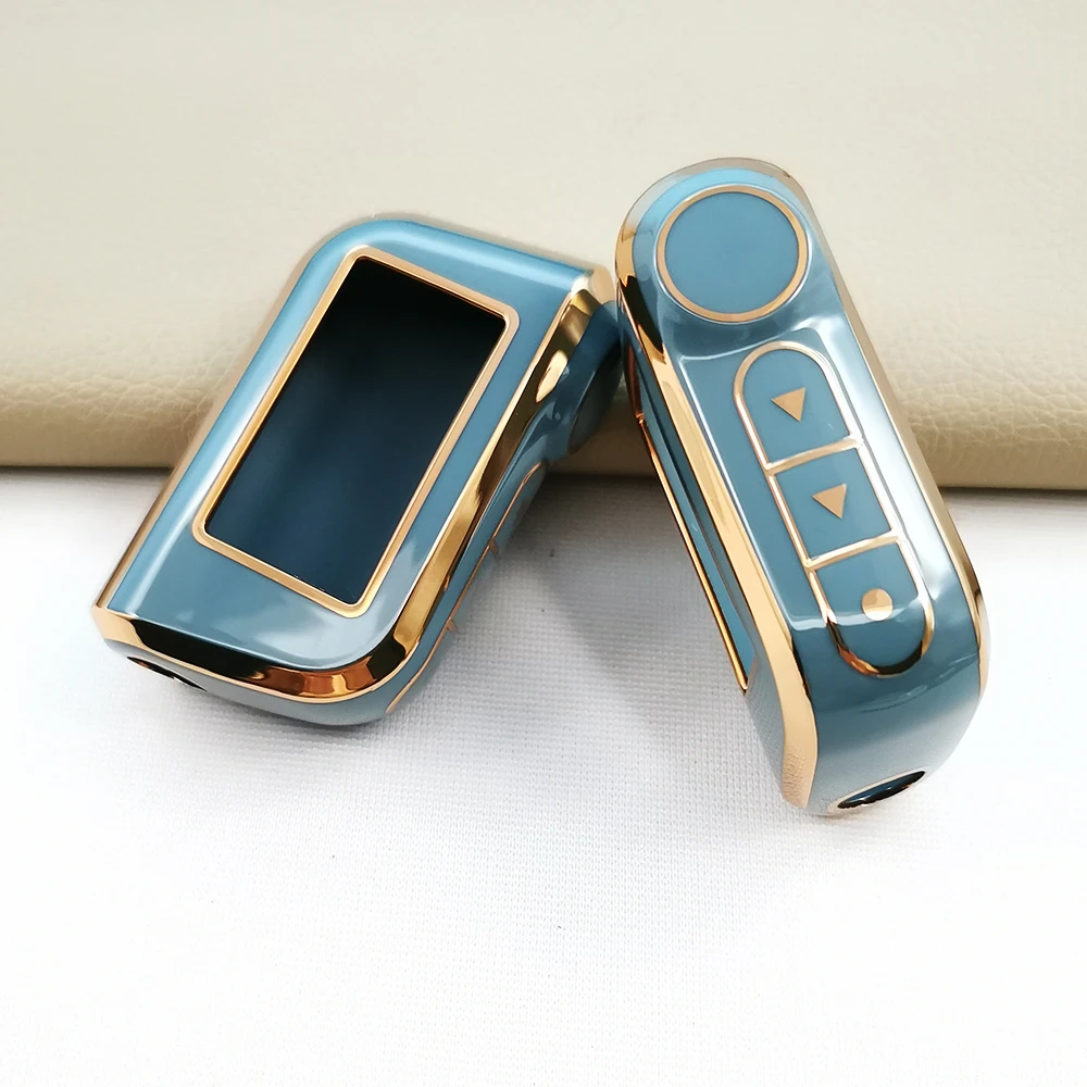 TPU Case For Starline A93 A63 Car Alarm Remote Controller LCD Keychain Cover