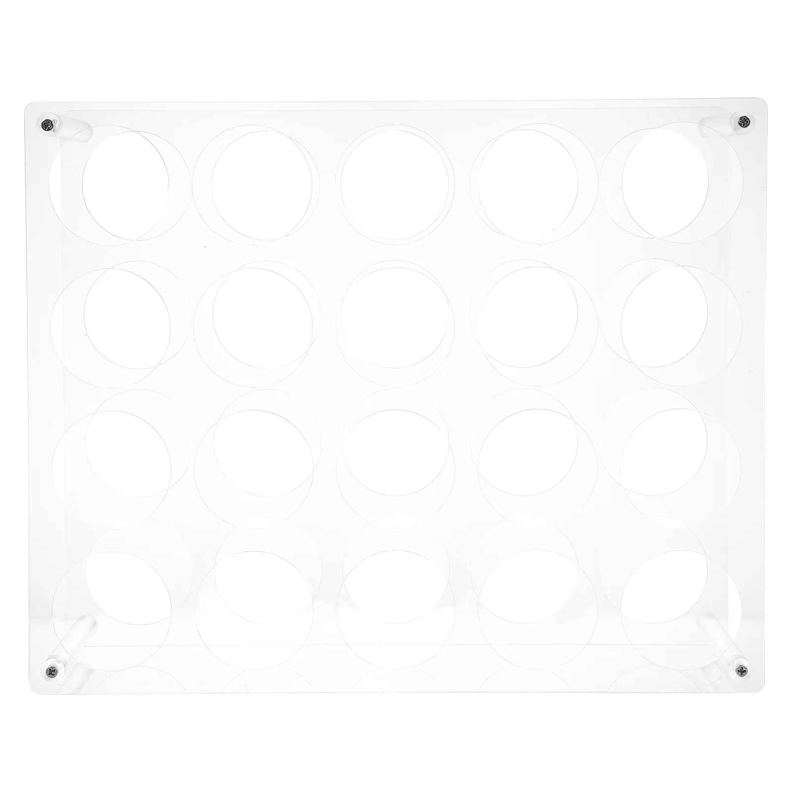 

Vinyl Roll Stand Multiple Holes Holder Tabletop Rack Storage Craft Room Acrylic