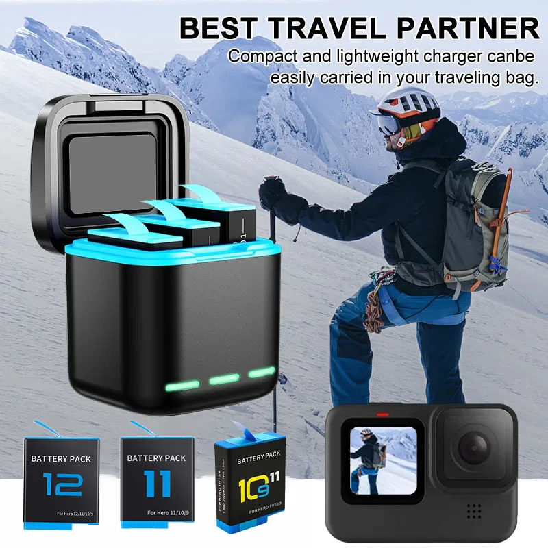 Coque de Protection Silicone pour GoPro 12/11/10/9 - Étui Antichoc