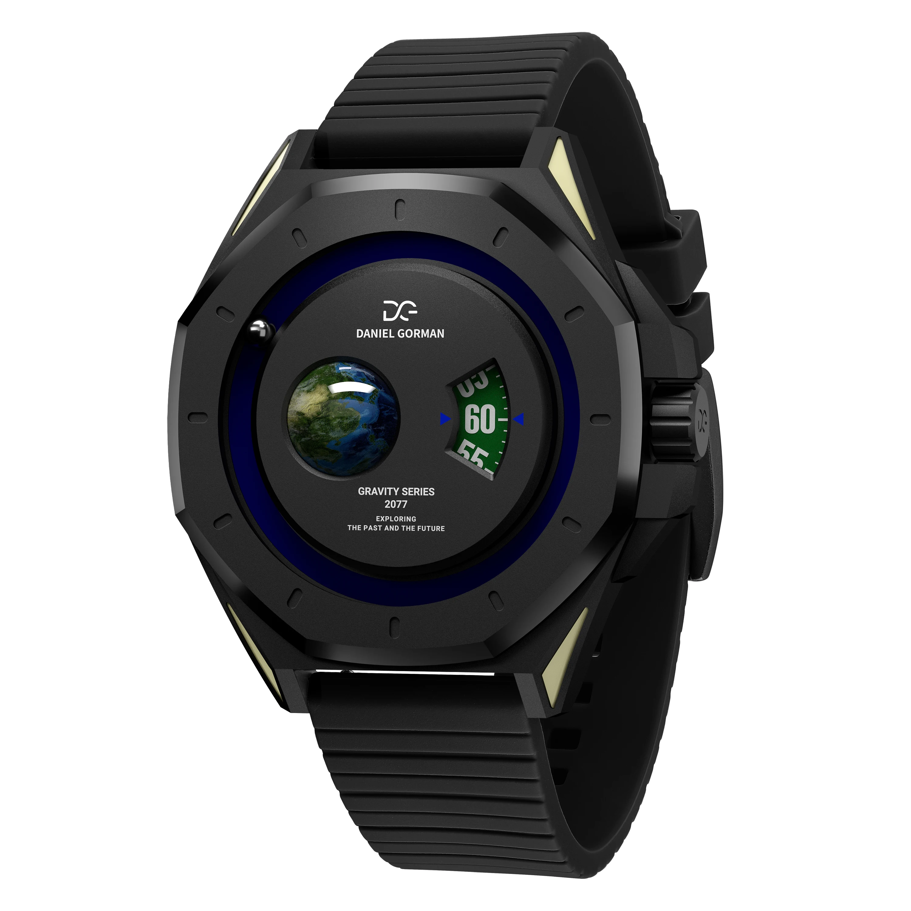 Gorman Watch DG0132.KE Head Turner Design Three Body Black Earth Watch Streetwear Limited Edition Biking Hiking Outdoor Gifts AA