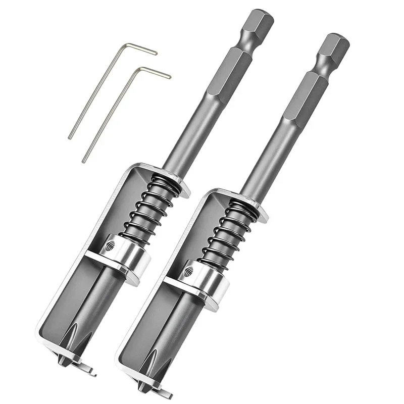 1/2 Stück federbelasteter Schraubendreher-Bit, Anti-Drop-Schraubendreher-Bit für Elektriker, Mechaniker, Heimwerker, Heimreparatur, Universal-Schraubendreher