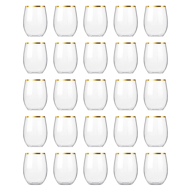 

40X одноразовые стаканы для вина, пластиковые стаканы для вина, стаканы для виски и коктейлей, прозрачные стаканы для напитков