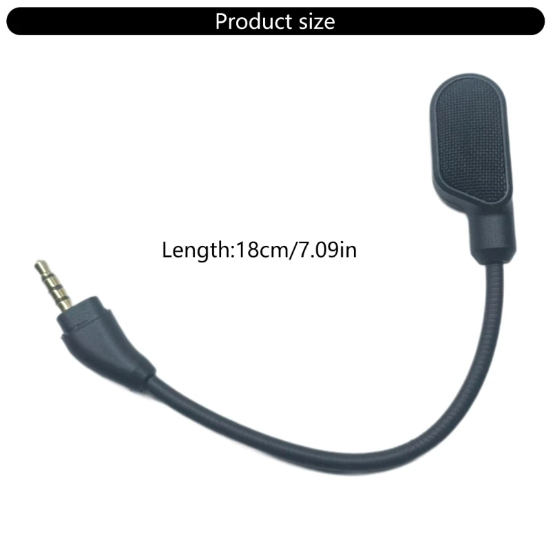 Upgraded Mic Replacement For Kingston HyperX Cloud III Wireless Gaming Headphone Noise Cancellation Backup Microphone