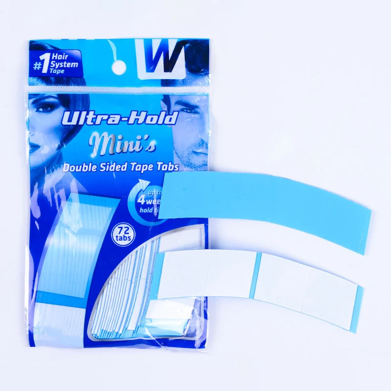 Ultra Hold Double-Sided Hair System Tape Tabs for Lace Fronts and Hair Extensions (72 Tabs)