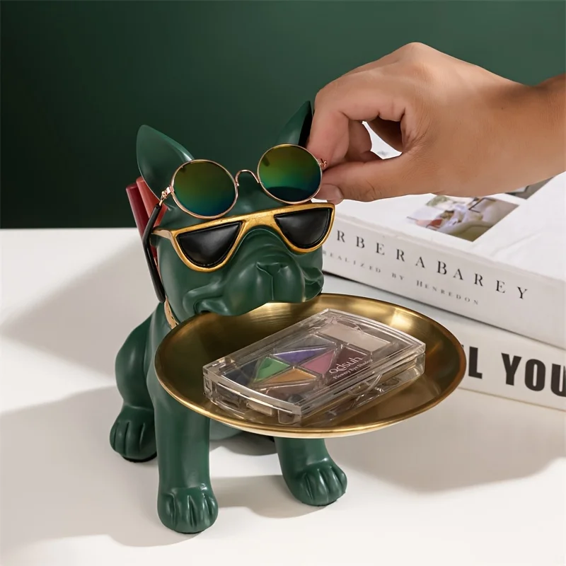 French Bulldog Tray Statue 4