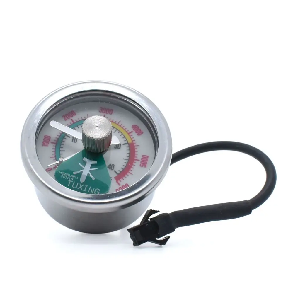 Pressure Vacuum Gauge TUXING High Pressure Gauge Adjustable Pressure Gauge Set Manometer 6000Psi 400Bar 40Mpa Thread M10*1