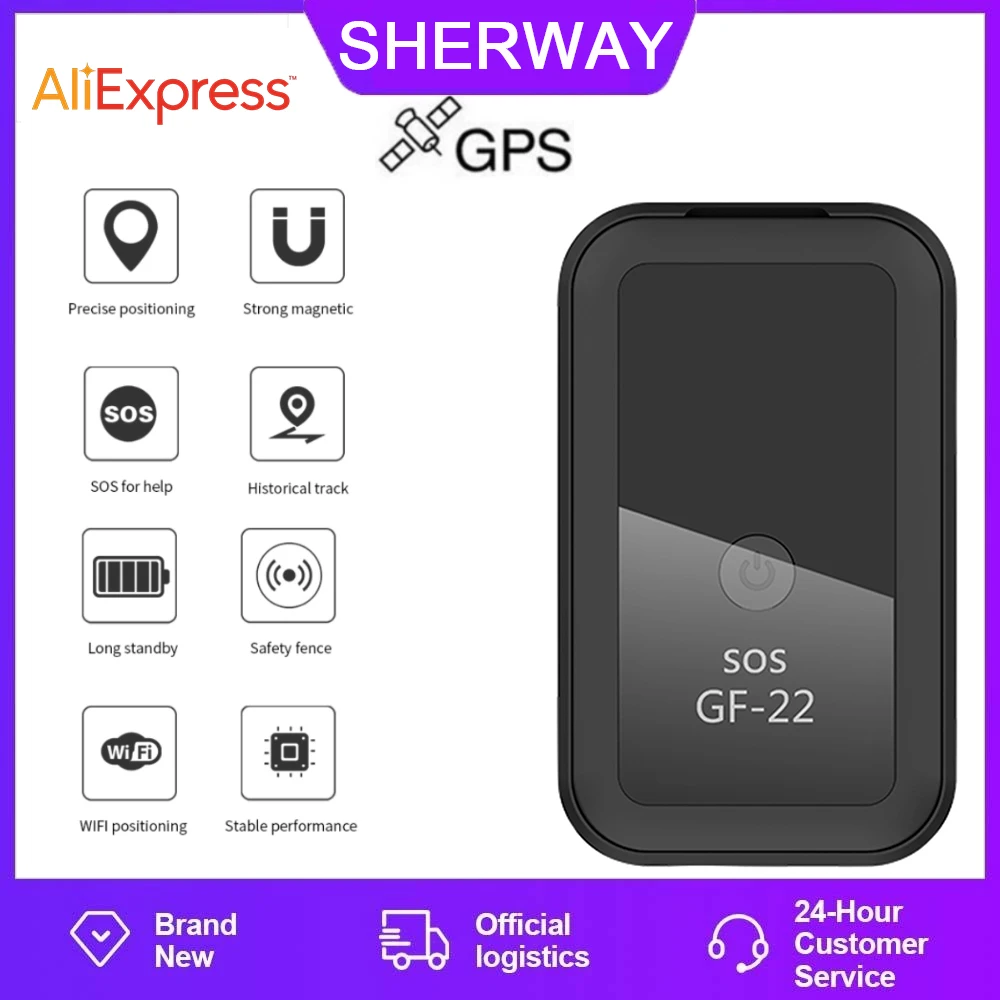 GPS tracker GF22 mini personal portable 4G anti-loss for car motorcycle