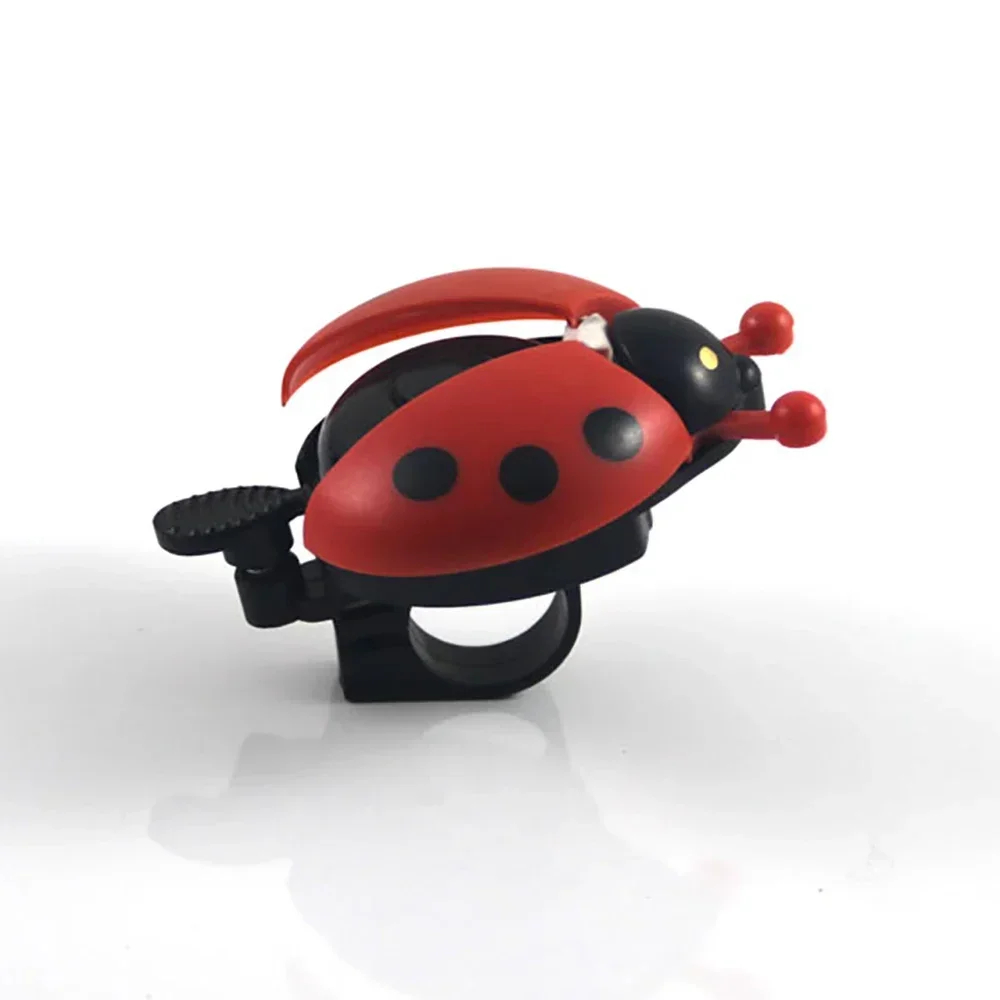 1PC Cartoon Beetle Ladybug Mini Bicycle Bell for Kids Lovely Girls Cycling Alarm Bike Accessories Small Bell