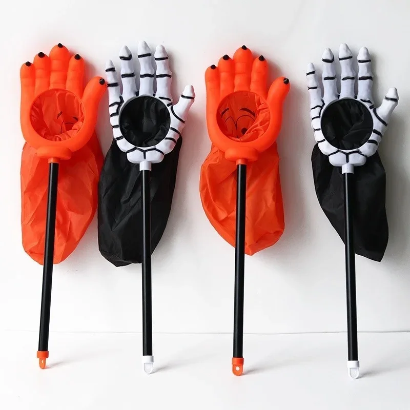 Neue Süßigkeiten Tasche Kreative Halloween Palm Kürbis Schädel Für Kind Süßes Oder Saures Geschenk Party Liefert Hause Festival Party Liefert – Detail 4