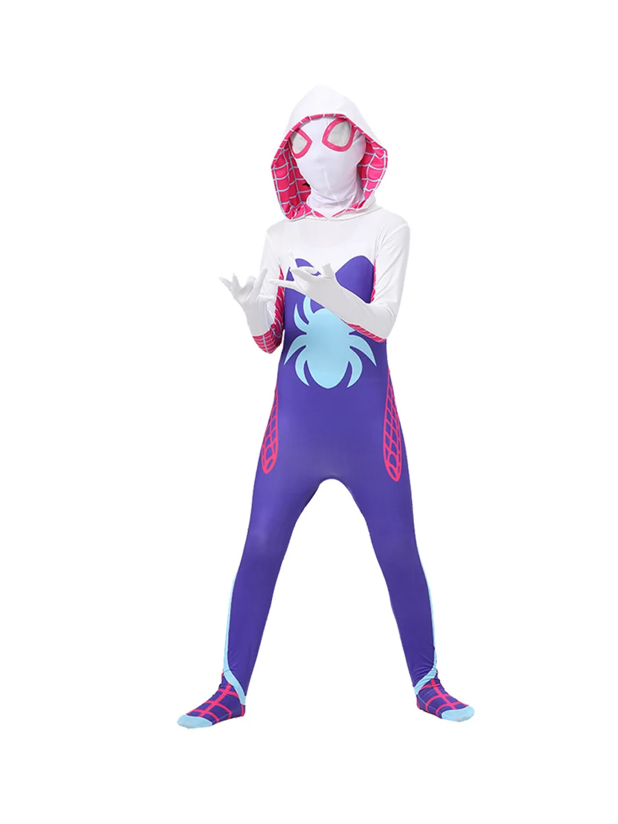 Halloween costume for girls Gwen Ghost Spider bodysuit