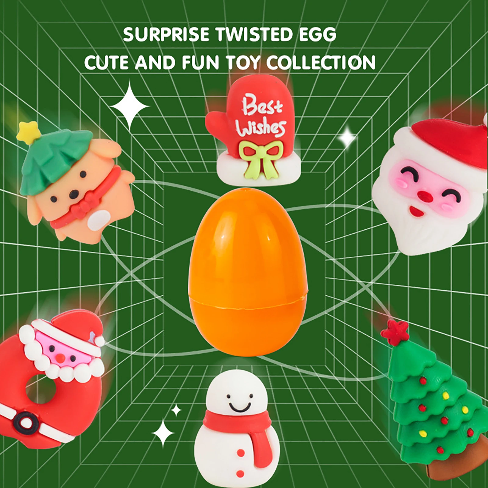 Surprise Egg Twisting Machine Gift Blind Box Children'S Christmas Toys Christmas Surprise Party Blind Box Gift Navidad