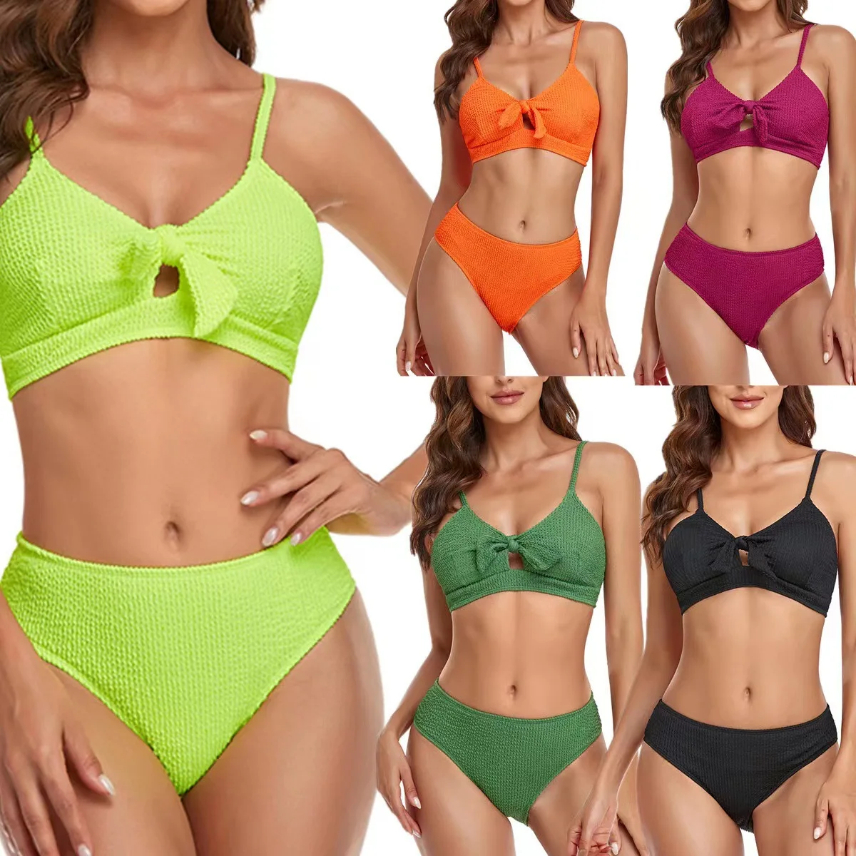 Swimwear Women 2023 Micro Bikinis Set Bathing Suits Swimsuit Solid Sexy Summer Beach Wear Low Waist for Party Biquinis Feminino