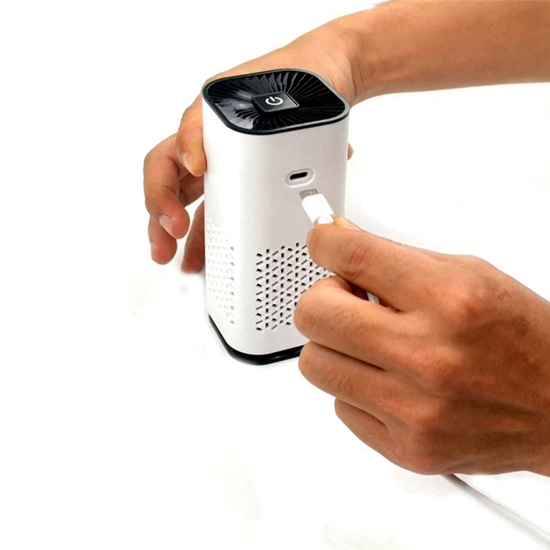 A95E-Air Purifier Car Negative Generator Remove Formaldehyde Deodorizer Smoke Washer Vehicle Air Cleaner Home