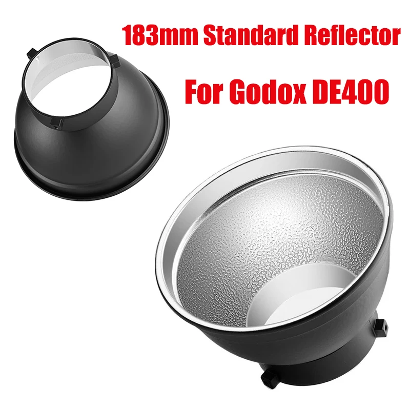 Standard Reflector Bowens 183mm Mount For Godox De400 Sk400ii Sl60w Sl