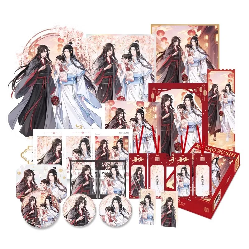 

2024 Grandmaster Of Demonic Cultivation Wu Wang Series Acrylic Scene Stands Lan Wangji, Wei Wuxian Photo Card Badge Bookmark