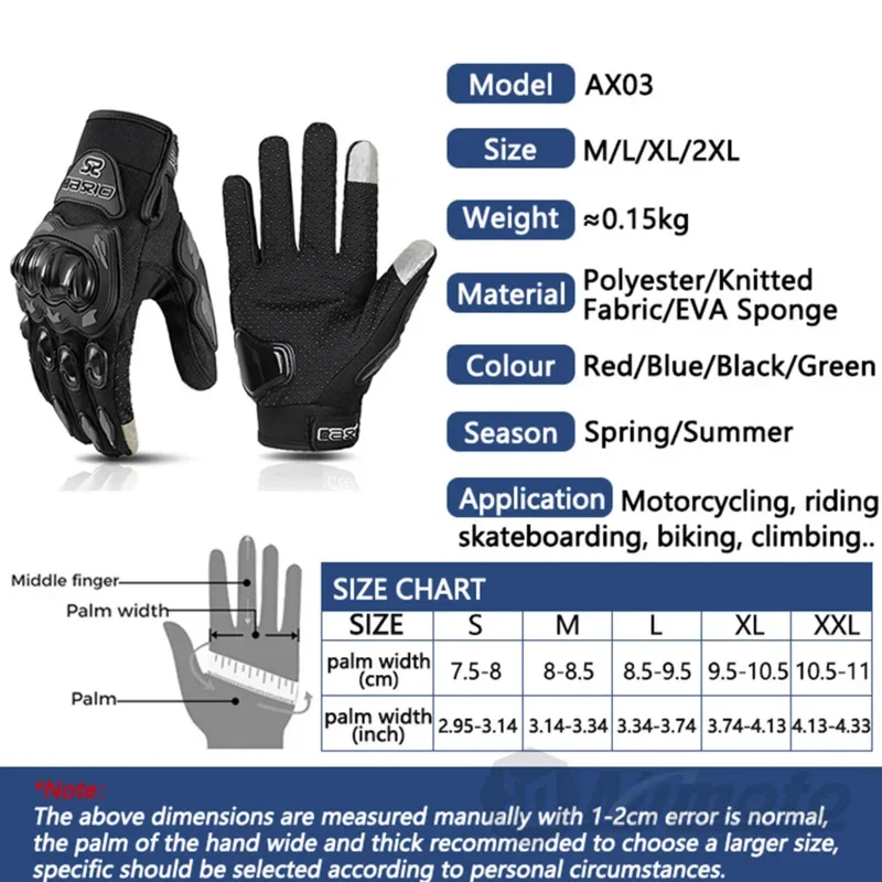 Breathable Motorcycle Gloves 6