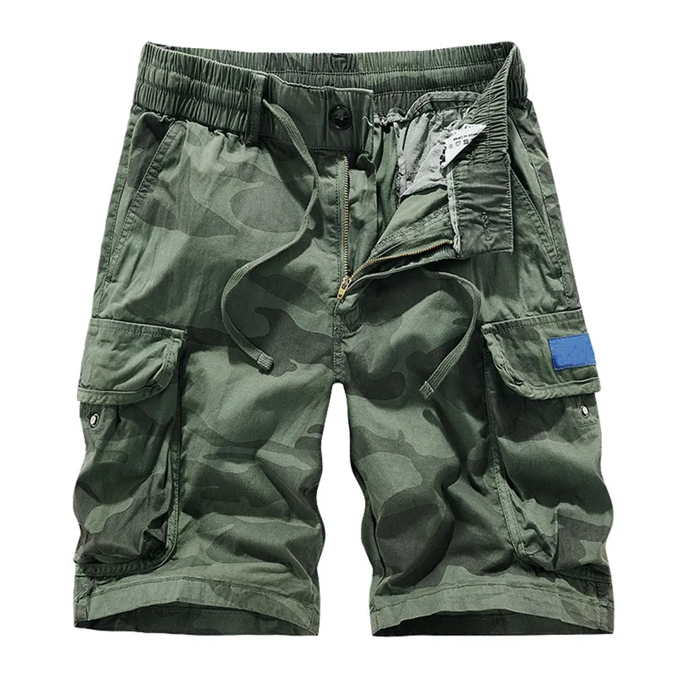Mens Summer Camouflage Cargo Sport Shorts