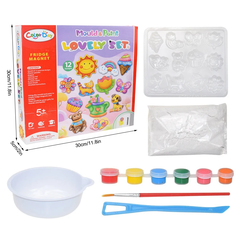 Kids Arts and Crafts, Noetoy DIY Space Scrawl Gypsum Art Kits for Kids 6-9,  Creativity