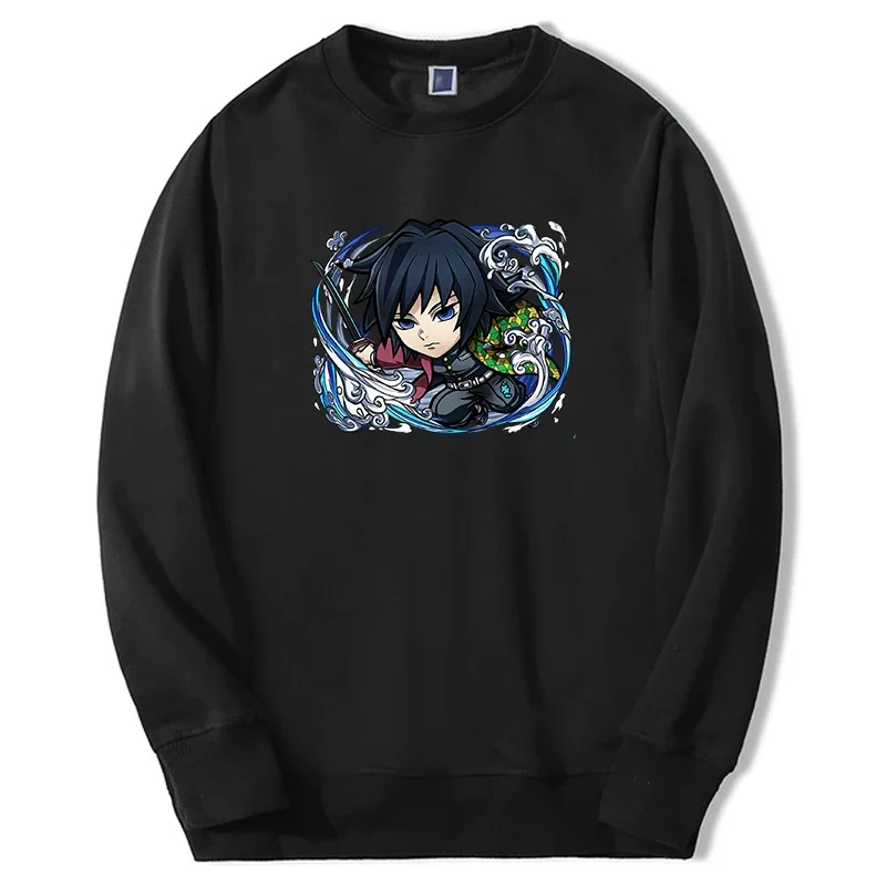 

Demon Slayer Anime Hoodies Men Women Kawaii Cute Giyuu Manga Hot Anime Graphic Sweatshirt Hip Hop Fleece New Hoody Sportswear