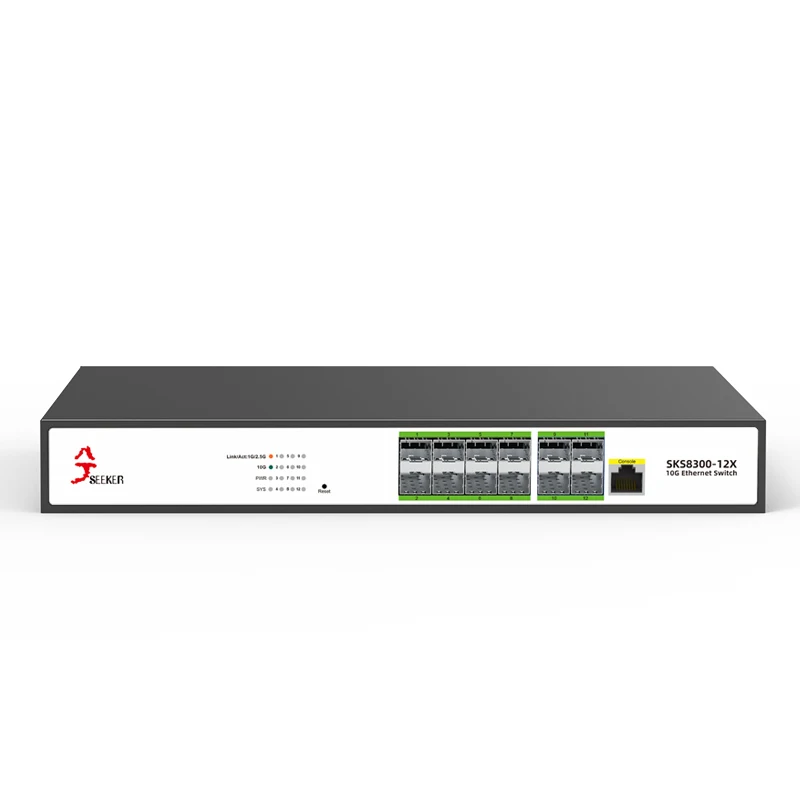 S3950-4T12S-R, 12-Port Ethernet L2+ Managed Switch, 12 x 10Gb SFP+, with 4  x Gigabit RJ45, Support MLAG - Europe, switch ethernet 12 ports rj45 