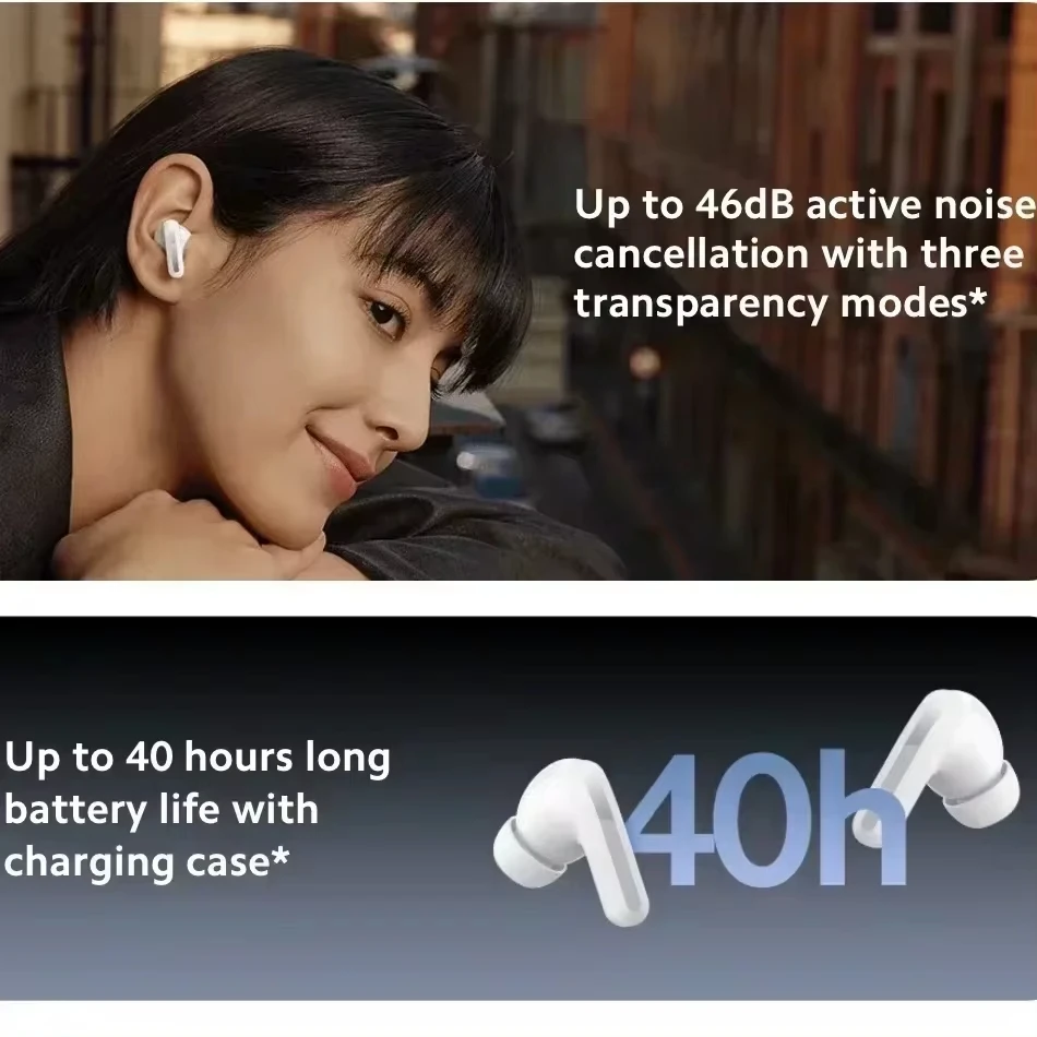 Original Xiaomi Redmi Buds 5 TWS Earphones ANC Noise Reduction Bluetooth 5.3 40H Battery Life Mic Gaming Sports Earphones 5