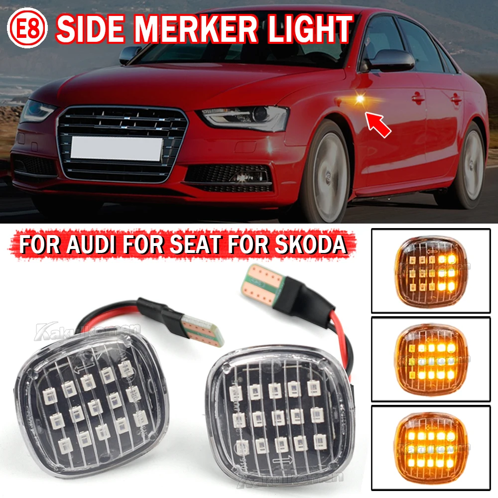 ̳ LED ̵ Ŀ  ñ׳  Ʈ ƿ A3 A4 A8 SKODA Octavia Roomster Rapid Fabia SEAT ڸ ̺ 