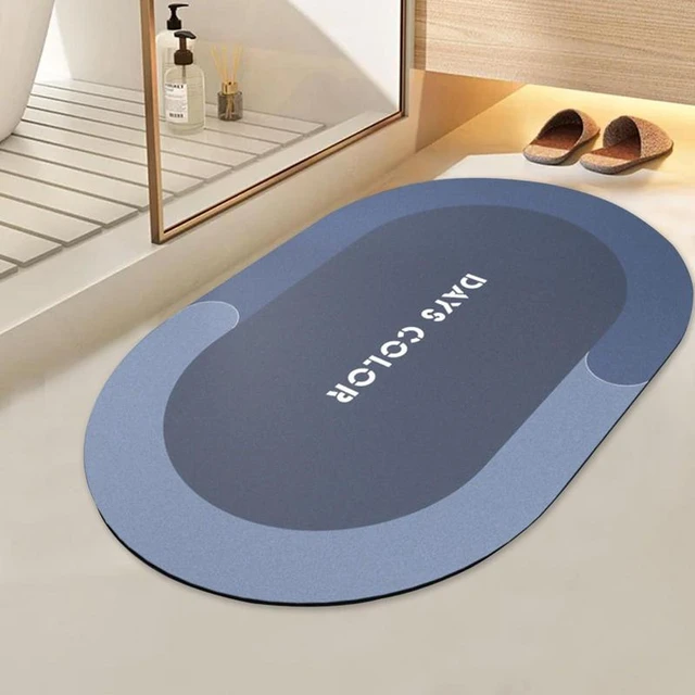 Diatomaceous Earth Shower Mat Portable Bath Mat Stone Absorbing Shower Mat  Non Slip Stone Shower Mat Bathroom Mat Modern Tools - AliExpress