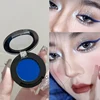 1Pc Blue Black Red Eyeshadow Palette Halloween Makeup Girl Smoky Punk Eye Shadow Palette Matte White Lying Silkworm Eye Cosmetic